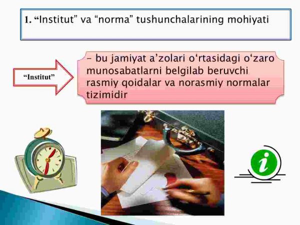 Institutlar va ularning jamiyat rivojlanishidagi roli - Image 3