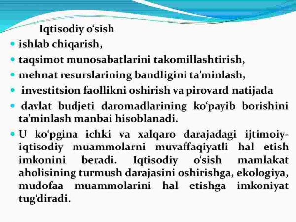 Iqtisodiy o'sish - Image 4