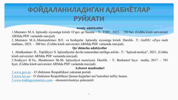 Iqtisodiy siyosatning dastak va vositalari - Image 3