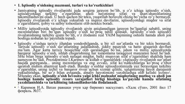 Iqtisodiy taraqqiyot, iqtisodiy o'sish va milliy boylik - Image 3