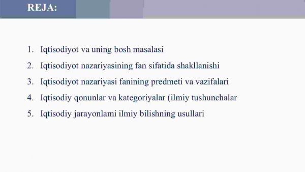 Iqtisodiyot nazariyasi fanining predmeti va o'rganish usullari - Image 2
