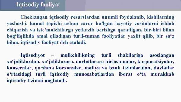 Iqtisodiyot nazariyasi fanining predmeti va o'rganish usullari - Image 3