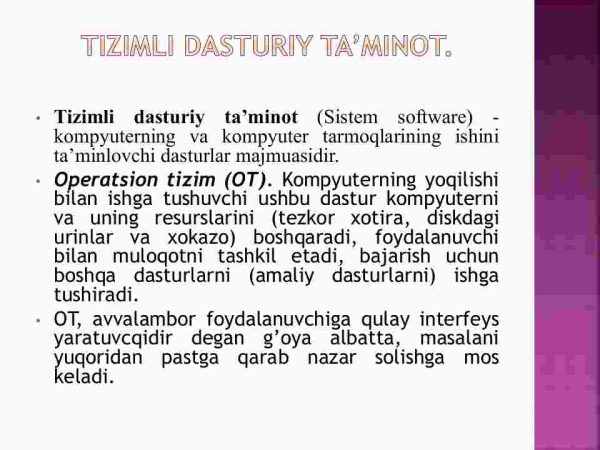 Iqtisodiyotda foydalaniladigan dasturiy mahsulotlar - Image 3