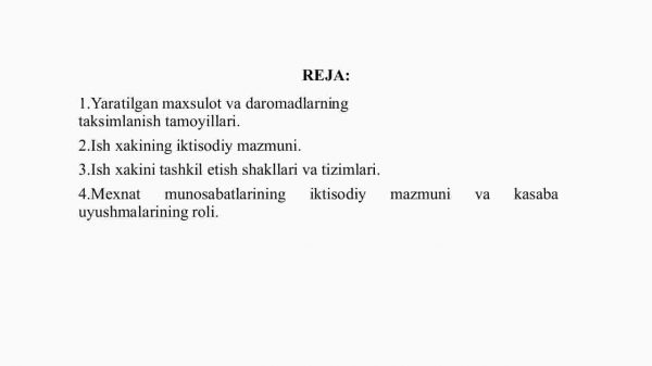Ish haqi va mehnat munosabatlari - Image 2