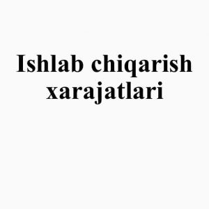 Ishlab chiqarish xarajatlari