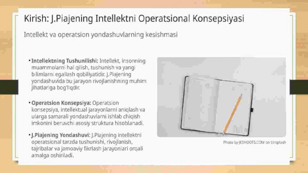 J.Piajening intellektni operatsional konsepsiyasi - Image 2