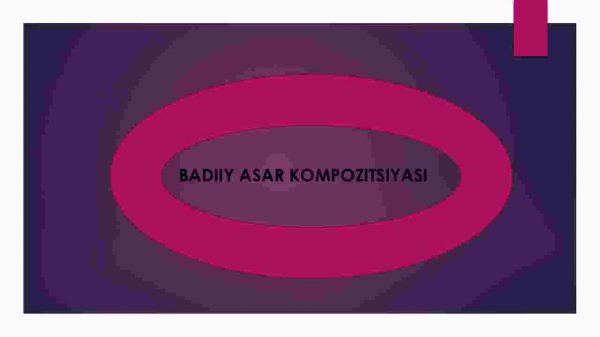 Badiiy asar kompozitsiyasi
