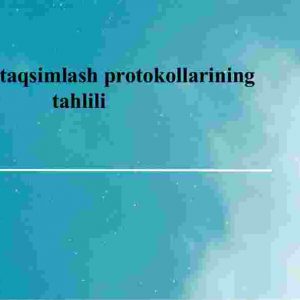 Kalitlarni taqsimlash protokollarining tahlili