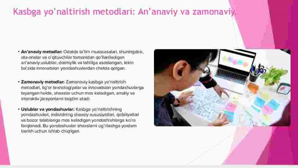 Kasbga yo’naltirish metodlari - Image 4