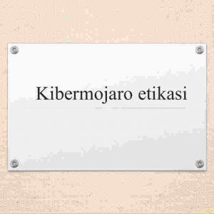 Kibermojaro etikasi