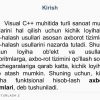 Kichik loyihalar yaratish. Visual C++ muxitida turli soxaga oid masalalarni yechish uchun mini loyixalash usullari - Image 3