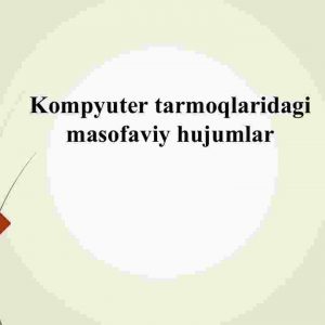 Kompyuter tarmoqlaridagi masofaviy hujumlar
