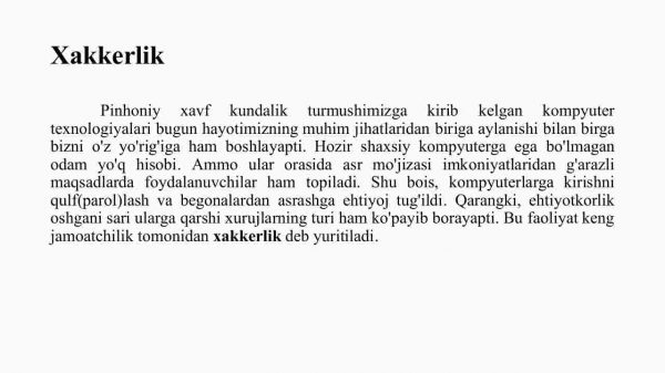 Kompyuter xavfsizligi bilan bog'liq ahloqiy muammolar - Image 2