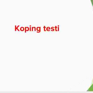 Koping testi