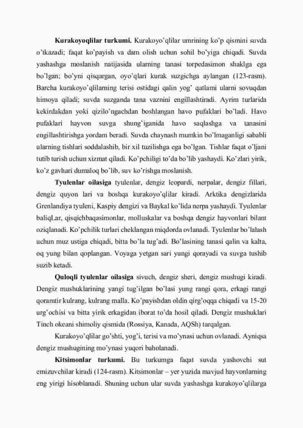Kurakoyoqlilar, kitsimonlar, xartumlilar, primatlar turkumlari - Image 2