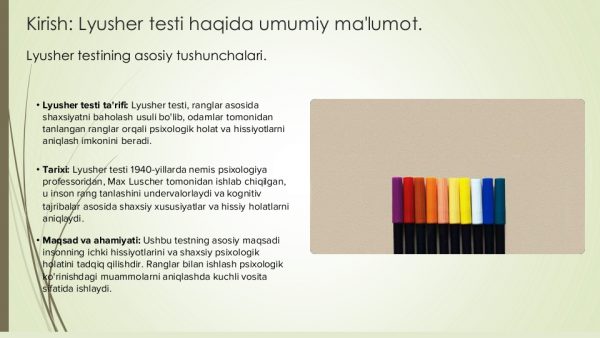 Lyusher testi: teoriyasi, amaliyoti va kelayotgan tahlillari - Image 3