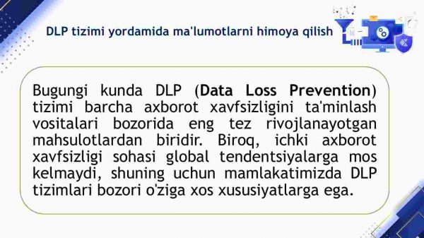 Ma'lumotlar xavfsizligi. Ma'lumotlarni himoyalash tizimlari, turkumlari va ularni ishlash tamoyillari - Image 2