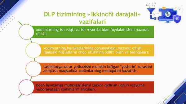 Ma'lumotlar xavfsizligi. Ma'lumotlarni himoyalash tizimlari, turkumlari va ularni ishlash tamoyillari - Image 4