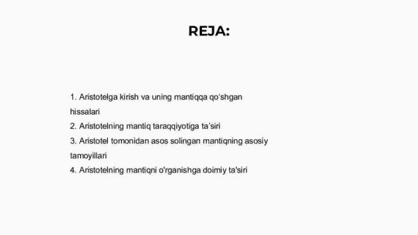 Mantiq ilmi shakllanishida Aristotelning o'rni - Image 2