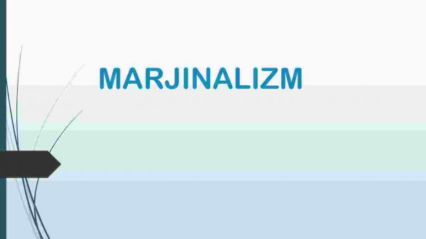 Marjinalizm