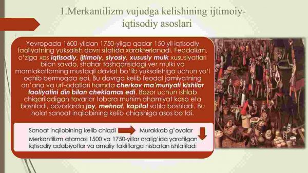 Merkantilizm iqtisodiy ta'limotining mohiyati va ahamiyati - Image 4