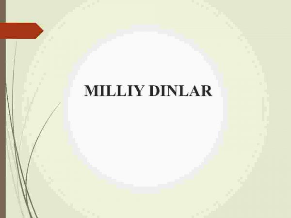 Milliy dinlar