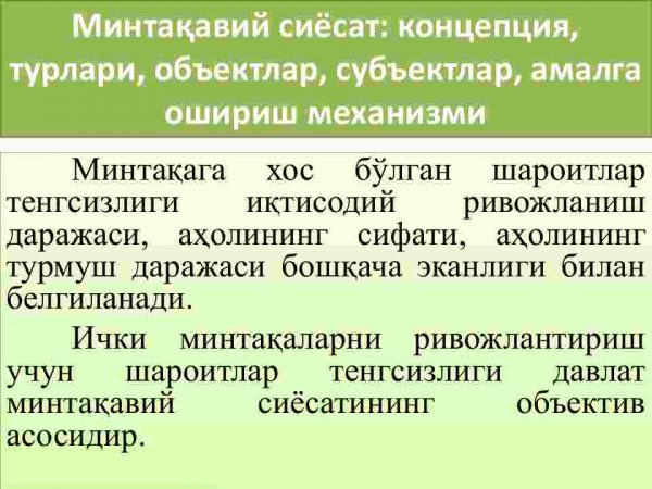 Mintaqaviy iqtisodiy siyosat - Image 3