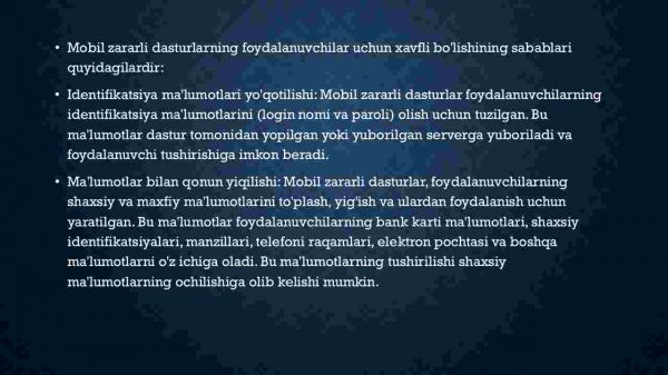 Mobil zararli dastur - Image 4