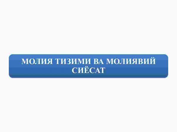 Moliya tizimi va moliyaviy siyosat