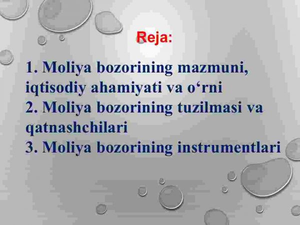 Moliya bozori va instrumentlari - Image 2