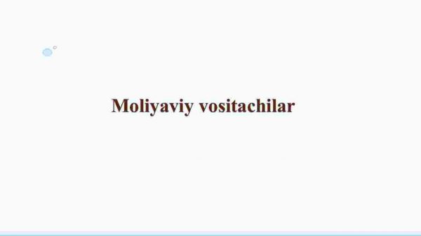 Moliyaviy vositachilar