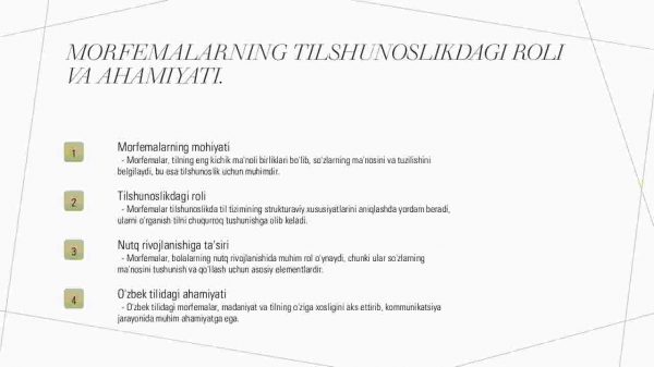 Morfemaning lisoniy xususiyatlari va nutqiy rivojlanishi - Image 4