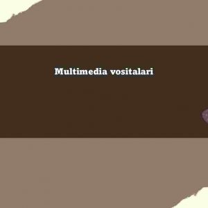 Multimedia vositalari