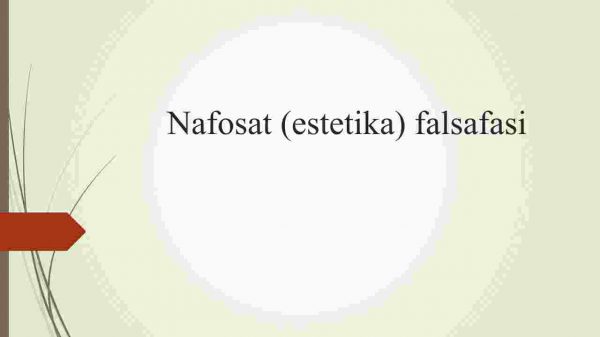 Nafosat (estetika) falsafasi