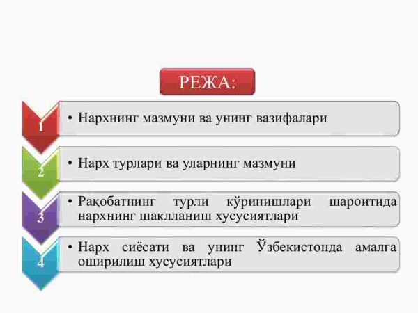 Narxning mohiyati va shakllanish xususiyatlari - Image 2