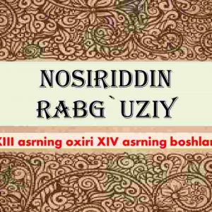 Nosiriddin Rabg'uziy