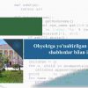 Obyektga yo'naltirilgan dasturlashda shablonlar bilan ishlash