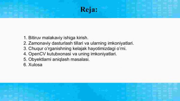 OpenCV va Python orqali chuqur o'rganishdan foydalangan holda obyektni aniqlash - Image 2