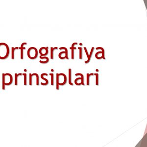 Orfografiya prinsiplari