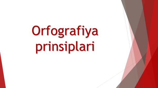 Orfografiya prinsiplari