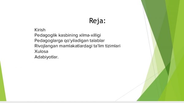 Osiyoning rivojlangan mamlakatlarida pedagoglik kasbi va unga qo'yiladigan talablarning xilma-xilligi - Image 2