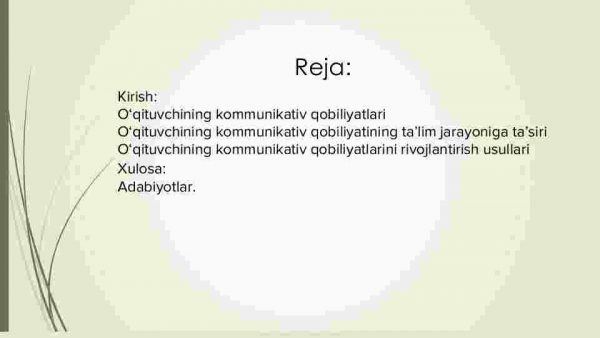 O'qituvchining kommunikativ qobiliyatiga pedagogik ta'sir ko'rsatish - Image 2