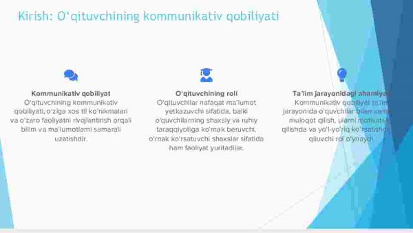 O'qituvchining kommunikativ qobiliyatini rivojlantirishga qo'yiladigan talablar - Image 3