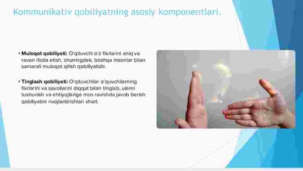O'qituvchining kommunikativ qobiliyatini rivojlantirishga qo'yiladigan talablar - Image 4