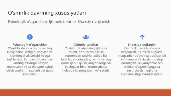 O'smirlik davri shaxsda ma'naviy-axloqiy fazilatlarni shakllantirishning pedagogik-psixologiya xususiyatlari - Image 4