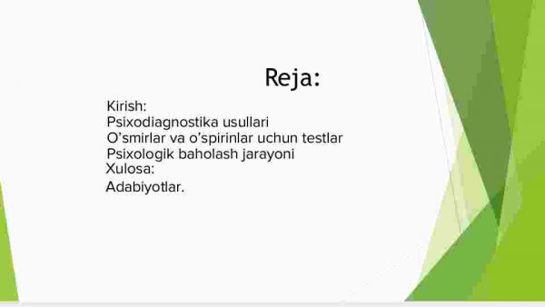 O'smir va o'spirinlar psixodiagnostikasi - Image 2