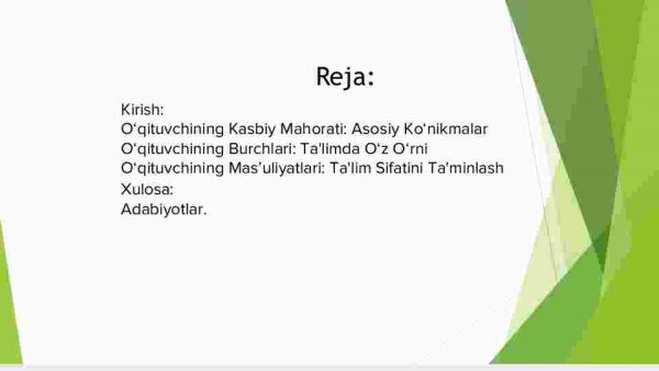 Pedagogik fikr taraqqiyotida o'qituvchining kasbiy mahorati, burch va mas'uliyatlari - Image 2