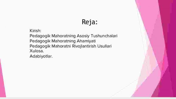 Pedagogik mahorat fani haqida tushuncha - Image 2