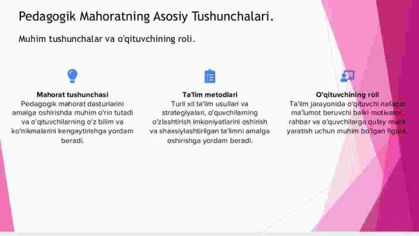 Pedagogik mahorat fani haqida tushuncha - Image 4