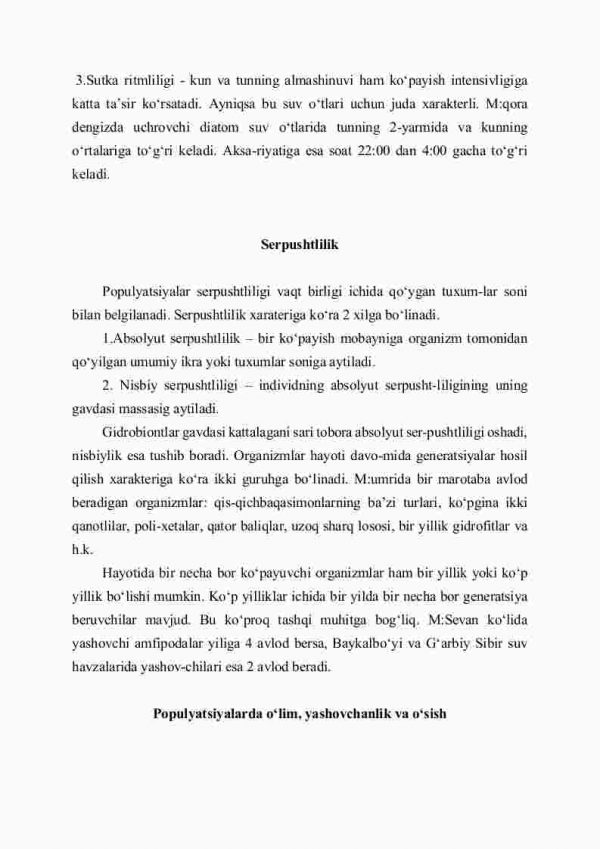 Populyatsiya – zamonda populyatsiyalar ishlab chiqarishi va dinamikasi - Image 4